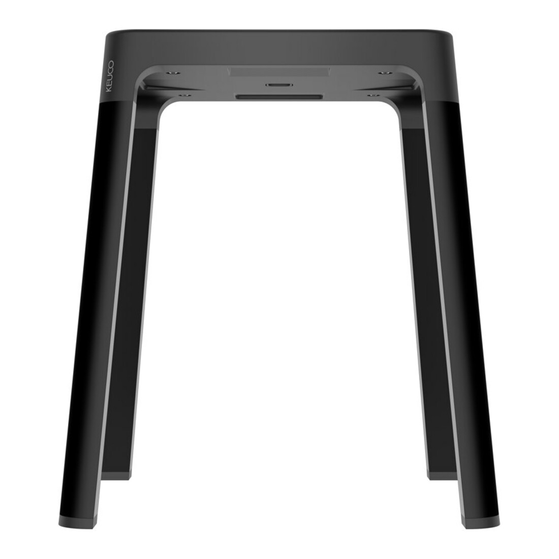 Keuco Hocker AXESS Sitzfläche 338mm, schwarz matt/schwarz