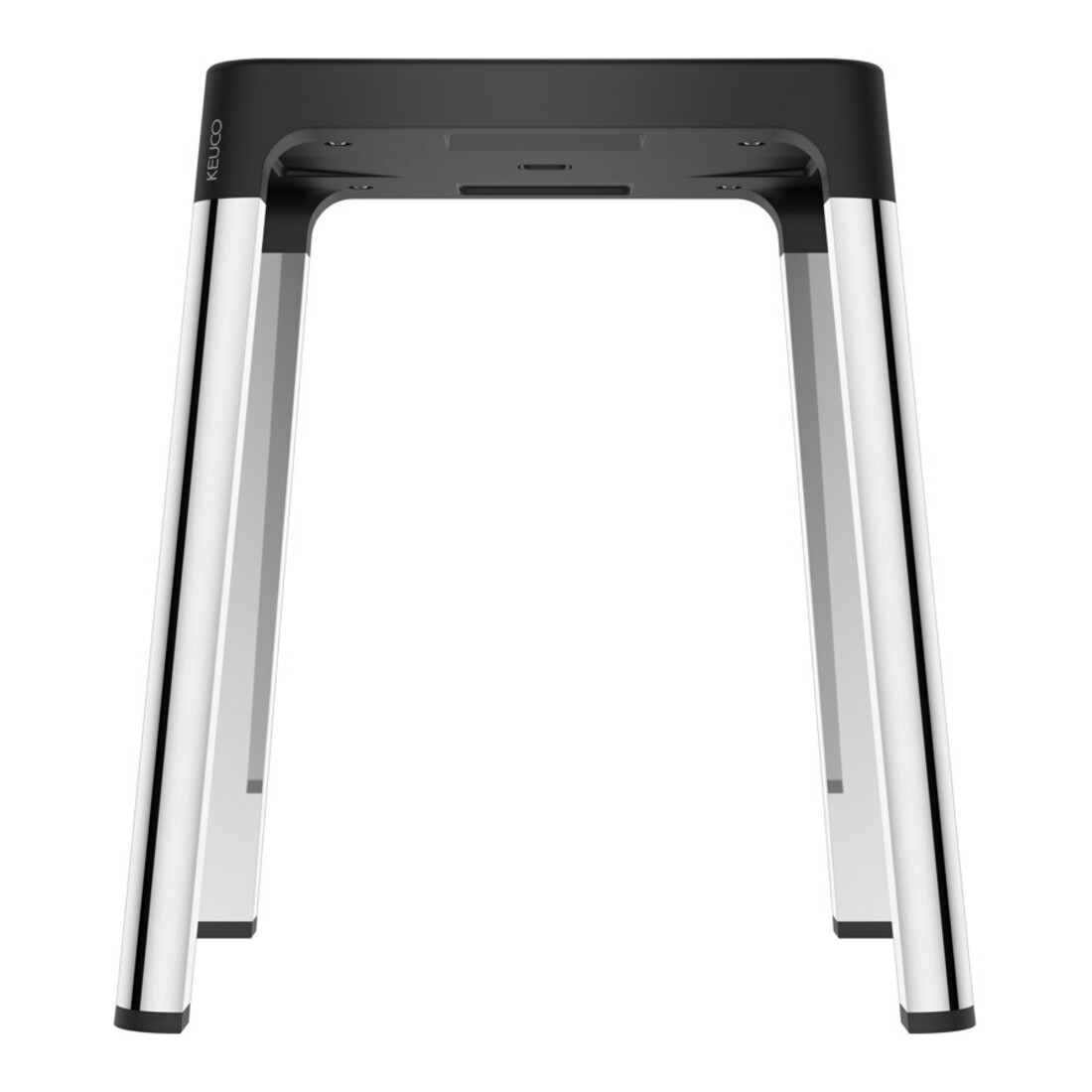 Keuco Hocker AXESS Sitzfläche 338mm, verchromt/schwarz