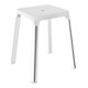 Keuco Hocker AXESS Sitzfläche 338mm, verchromt/weiß-2
