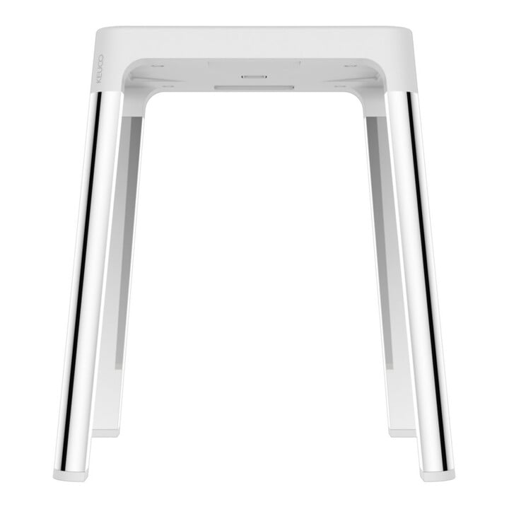 Keuco Hocker AXESS Sitzfläche 338mm, verchromt/weiß