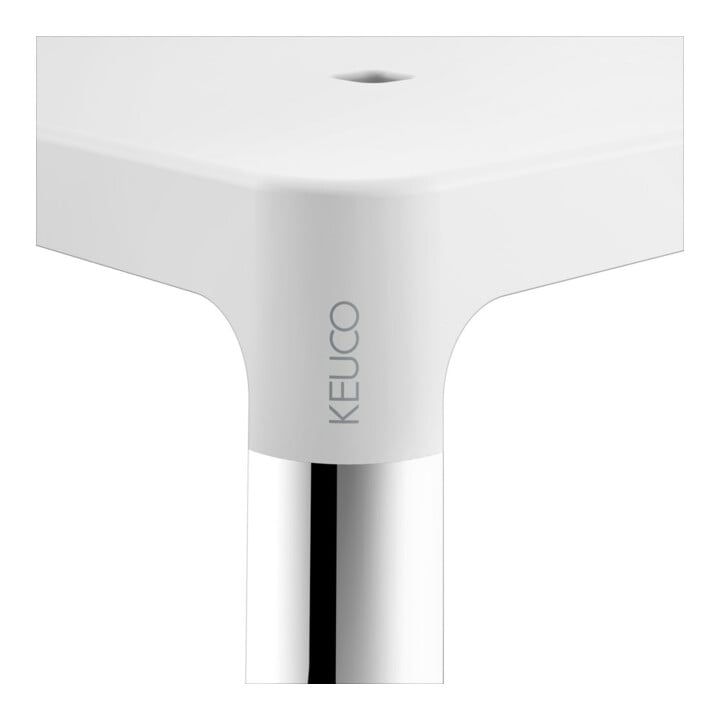 Keuco Hocker AXESS Sitzfläche 338mm, verchromt/weiß