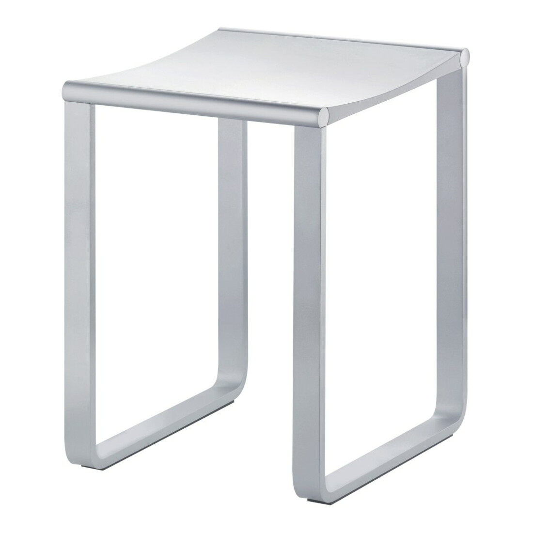 Keuco Hocker Plan Aluminium silber-eloxiert/weiß