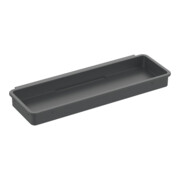 Keuco Insert en plastique à encastrer, gris noir