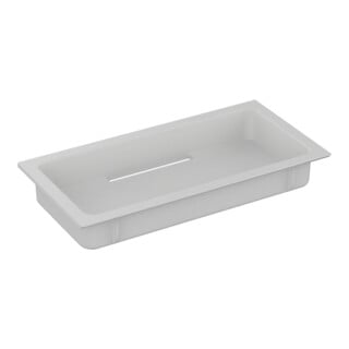 Keuco Insert en plastique, à fleur, gris clair