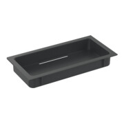Keuco Insert en plastique à fleur, noir-gris