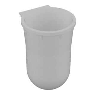 Keuco Insert en plastique Plan 14972 blanc, détaché, pour ensemble brosse WC