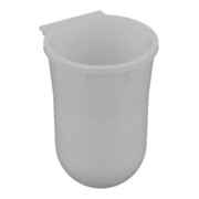 Keuco Insert en plastique Plan 14972 blanc, détaché, pour ensemble brosse WC