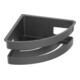 Keuco Insert plastique anthracite, pour panier d'angle de douche, 180 mm-1