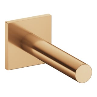 Keuco IXMO Bonde de baignoire Sortie 130 mm, bronze brossé, rosace carrée
