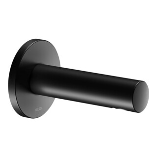 Keuco IXMO Entrée de baignoire Sortie 130mm, noir mat, rosace ronde
