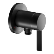Keuco IXMO SOLO Pure Kit de montage prêt UP, raccord tuyau, rond, noir mat