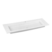 Keuco Keramik-Waschtisch Royal 60 140,5x53,8cm, w, m L u Überlaufsys. Clou
