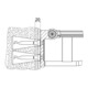 Keuco Kit de fixation n°10 Plan Care 4x vis à bois fraisée / douille / cheville-1
