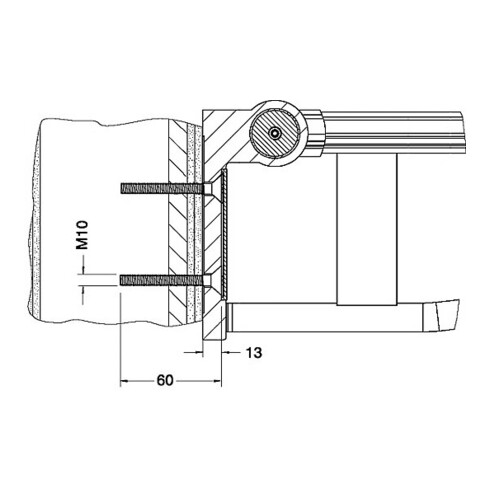 Keuco Kit de fixation n°8 Plan Care dir Bef o chevilles, 2x vis hexagonales à tête creuse