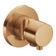 Keuco Kit de montage complet IXMO UP3-W-Ab/ Um-V, support mural, rond, bronze brossé-1