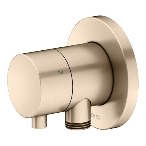 Keuco Kit de montage complet IXMO UP3-W-Ab/ Um-V, support mural, rond, bronze brossé