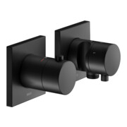 Keuco Kit de montage Edition 11 UP-THM, SA, support mural, pour 3 consomm., noir ma