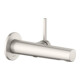Keuco Kit de montage Edition 400 Mitigeur lavabo encastré, sans garniture, nickel brossé, 165 mm-1