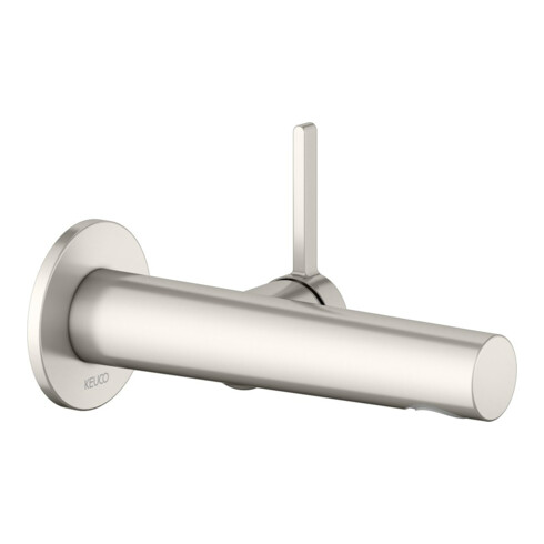 Keuco Kit de montage Edition 400 Mitigeur lavabo encastré, sans garniture, nickel brossé, 165 mm