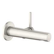 Keuco Kit de montage Edition 400 Mitigeur lavabo encastré, sans garniture, nickel brossé, 165 mm