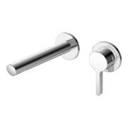 Keuco Kit de montage Edition 400 Mitigeur lavabo encastré, sans vidage, chrome satiné, bec 243 mm