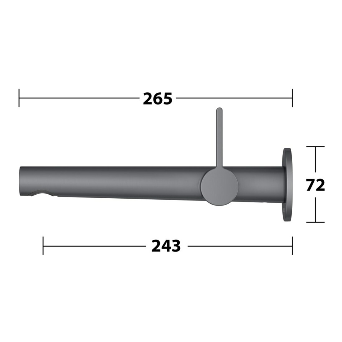 Keuco Kit de montage Edition 400 Mitigeur lavabo encastré, sans vidage, chrome SW, 243 mm