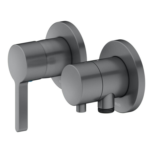 Keuco Kit de montage Edition 400 UP-EHM, SA, Hlt, pour 2 raccords, chrome mat