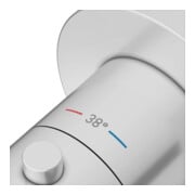 Keuco Kit de montage IXMO mitigeur encastré UP-THM, rond, finition aluminium-4
