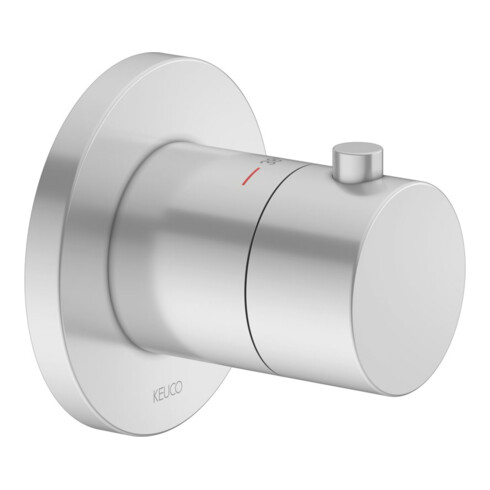 Keuco Kit de montage IXMO mitigeur encastré UP-THM, rond, finition aluminium