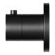 Keuco Kit de montage IXMO robinet encastré UP-THM, rond, noir mat