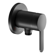 Keuco Kit de montage IXMO SOLO Flat UP-Br.-EHM, raccord flexible, rond, noir mat