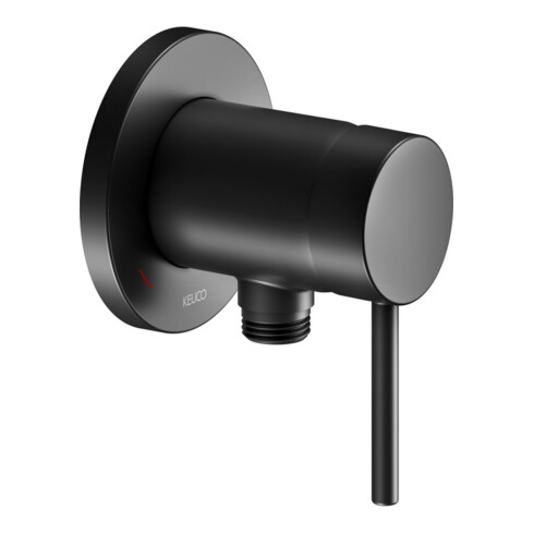 Keuco Kit de montage IXMO SOLO Soft UP-Br.-EHM, raccord flexible, rond, noir mat