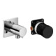 Keuco Kit de montage IXMO SOLO vc, robinet THM, raccord flexible, carré-1