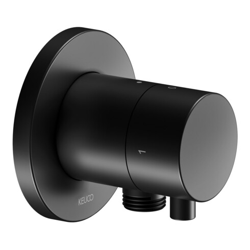 Keuco Kit de montage IXMO UP-2-W-Ab/Um.v, SA, Gr. Comf., rond, noir ma