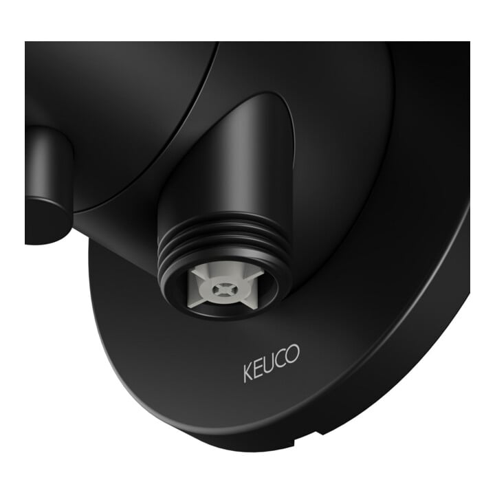 Keuco Kit de montage IXMO UP-2-W-Ab/Um.v, SA, Gr. Comf., rond, noir ma