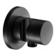 Keuco Kit de montage IXMO UP-2-W-Ab/Um.v, support, taille P, rond, noir mat-1