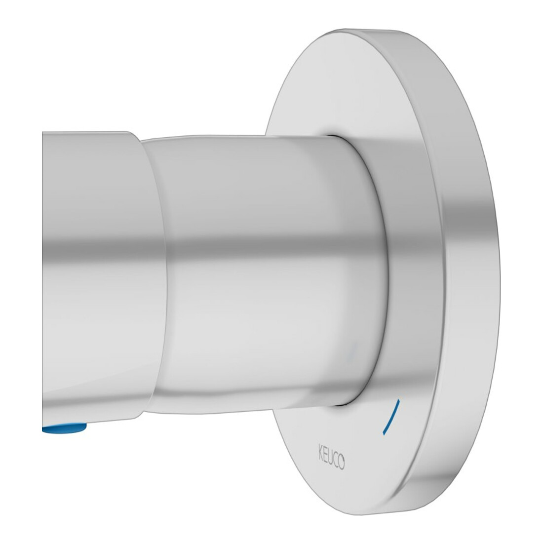 Keuco Kit de montage Plan blue UP-EHM, rond, finition aluminium