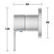 Keuco Kit de montage Plan blue UP-EHM, rond, finition aluminium