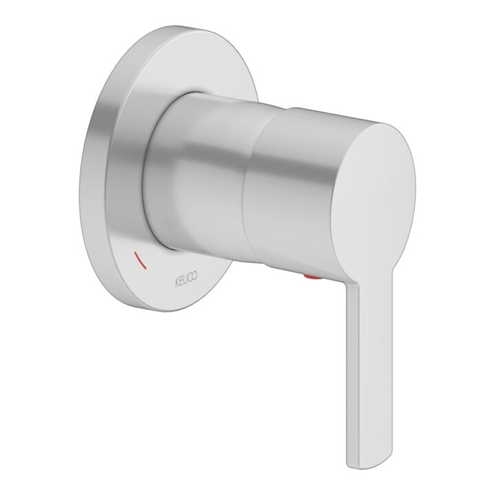 Keuco Kit de montage Plan blue UP-EHM, rond, finition aluminium