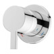 Keuco Kit de montage Plan blue vc, 165 mm, UP-EHM, rond, montage mural