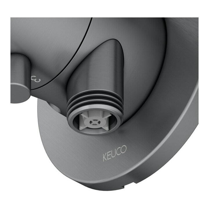Keuco Kit de montage prêt à l'emploi IXMO UP3-W-Ab/ Um-V, chrome mat, rond, SW