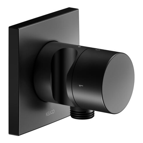 Keuco Kit de montage prêt IXMO UP-2-W-Ab/Um.v, support, taille P, carré, noir ma