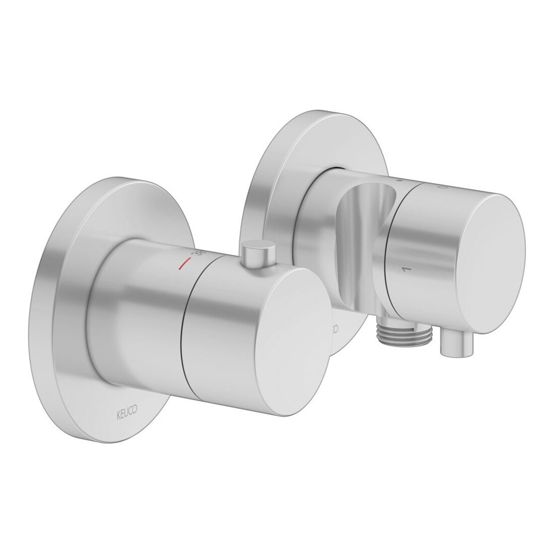 Keuco Kit de montage prêt Plan blue UP-THM, SA, Hlt, pour 2 consommateurs, alu./finition