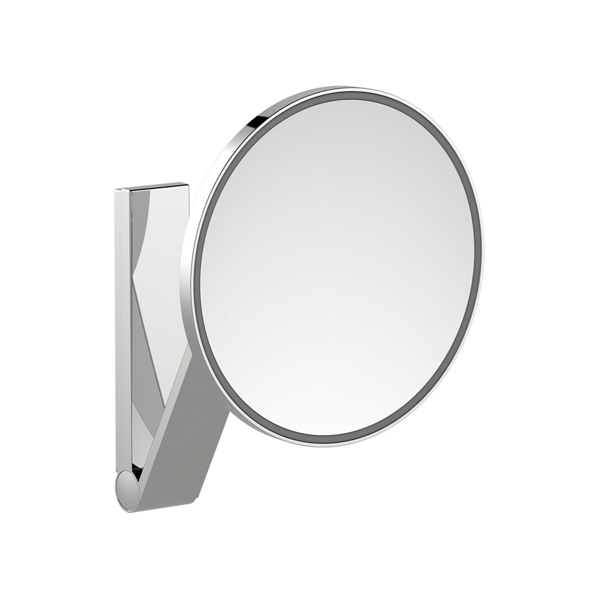 Keuco Kosmetikspiegel beleuchtet iLook_move d=212mm, UP, ü. R-Schalt., verchromt