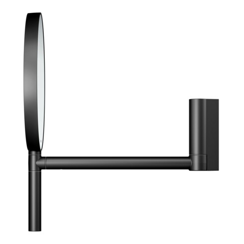 Keuco Kosmetikspiegel Plan d= 193mm, unbeleuchtet, schwarz
