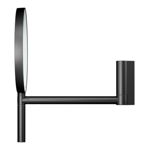 Keuco Kosmetikspiegel Plan d= 193mm, unbeleuchtet, schwarz