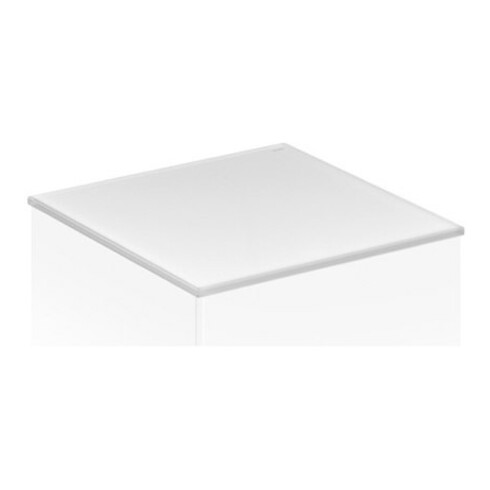 Keuco Kristallglas-Abdeckplatte Royal Reflex 35,5x1x33,8cm, weiß lackiert