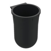 Keuco Insert en plastique Plan 14972 noir, détaché, pour ensemble brosse WC