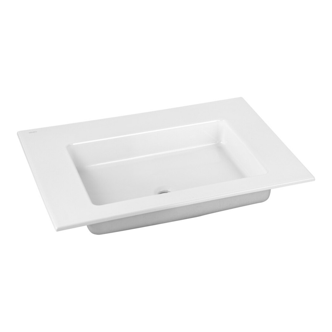 Keuco Lavabo céramique Royal 60 70,5x53,8 cm, blanc, sans trop-plein ni trou robinet