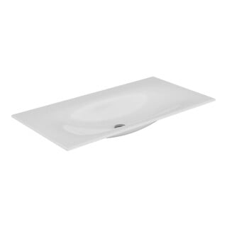 Keuco Lavabo en céramique Edition 11 105,5x1,7x53,8cm, blanc